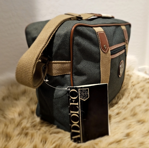 Vintage Royal Hunt by Adolfo Tote/Sage Bag - Picture 3 of 4